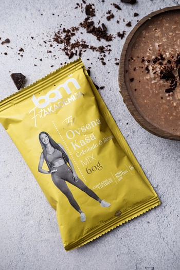 Haferbrei, Schokolade und Banane, 60 g