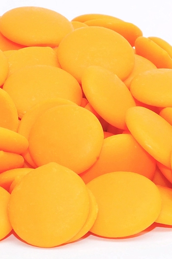 Drops aus Orangenschokolade, 250 g