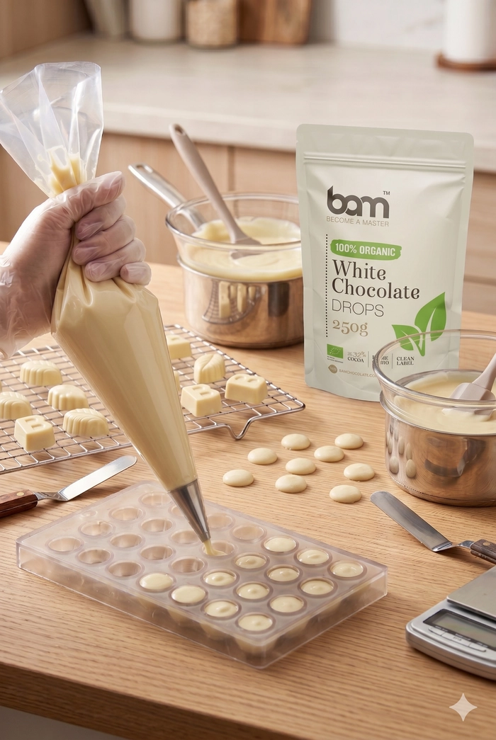 Weiße Bio-Schokolade, 250 g