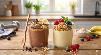 Protein-pudding Vanille, mit Süßstoff
