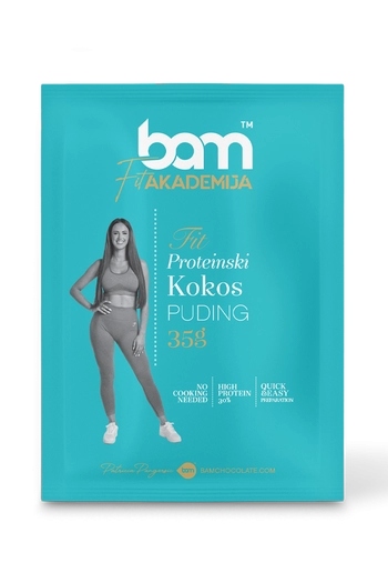 protein-pudding kokosnuss mit süßstoff