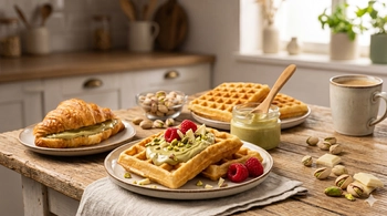 Pistazienaufstrich mit weißer Schokolade, 200 g