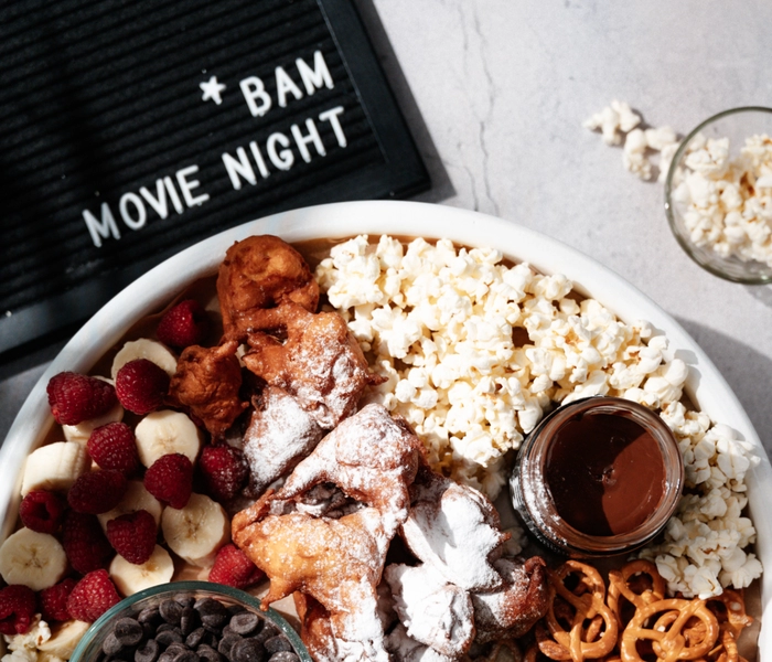 snack-tablett für den filmabend
